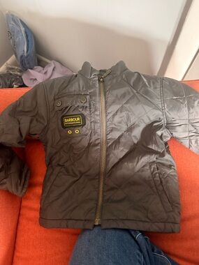 Barbour Kids Quilted Puffer Jacket - Olive